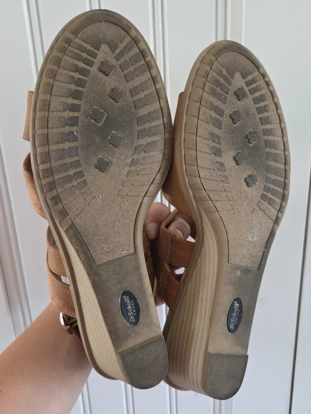 Dr Scholls Grace Womens Wedge Heel Sandals 8